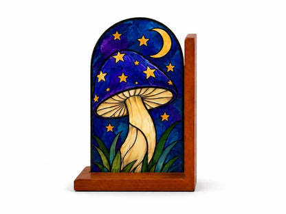 Additional view of the mushroom glass design
